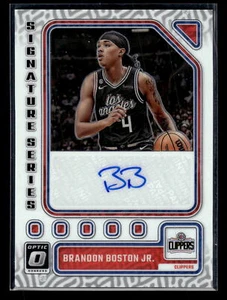 Donruss #SS-BBJ Brandon Boston Jr. Signature Series Los Angeles Clippers 2021-22 - Imagen 1 de 2