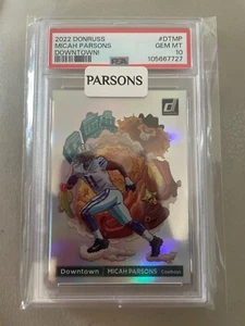 2022 Donruss Micah Parsons downtown psa 10 - Picture 1 of 2