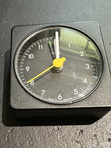Braun Black Quartz Travel Clock With Alarm Cover
