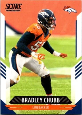 2021 Score #222 Bradley Chubb NearMint/MInt - Image 1 of 2