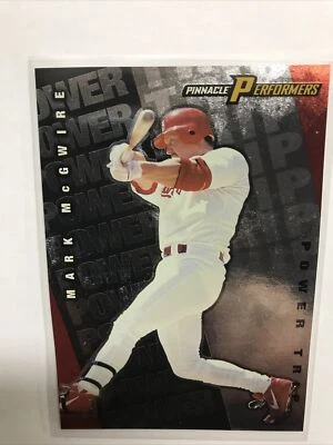 1998 Pinnacle Perfomers Mark McGwire Power Trip /10000 Minty! - Image 1 of 4