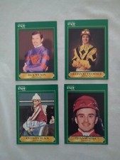 1991 Horse Star Jockeys Autographed Trading Cards(4)