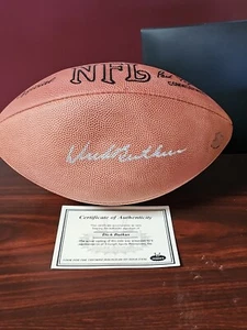 Dick Butkus HOF Chicago Bears - Autographed Full Size Wilson football with COA - Picture 1 of 3