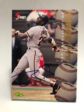 Barry Bonds 1995 Classic 5 Sport On-Card Auto Genuine Signature Serial #458/630