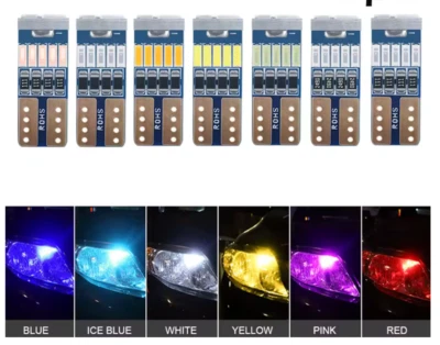 2 X ERROR FREE CANBUS 501 SMD LED SIDELIGHT WHITE BULBS XENON T10 W5W 194 - Image 1 of 4