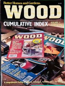 Wood Magazines * Cumulative Index for Issues 1 Thru 60 - Like New Condition - Picture 1 of 2