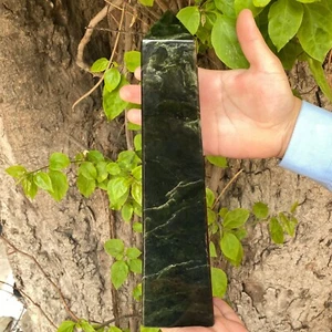 3900g Nephrit Jade, Nephrit, Nephrit Jade Turm, Jade Obelisken - Bild 1 von 10