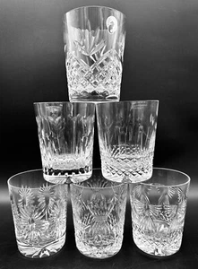 Set of 6 Waterford 5 Toasts Double Old Fashioned Millennium Series Cocktail Glas - Picture 1 of 5