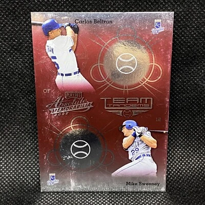 Absolute Memorabilia Team Tandems Spectrum #32 2002 Carlos Beltrán/M.Sweeney Foto 1 de 2