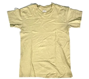 Vintage Duke Athletic Products Shirt Mens Medium Tan Blank 90's Tee Adult VTG - Picture 1 of 5