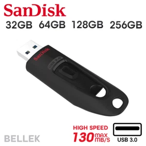 Clé USB SanDisk Ultra 64 Go 128 Go 256 Go 3.0 clé USB 130 Mo/s - Photo 1/5