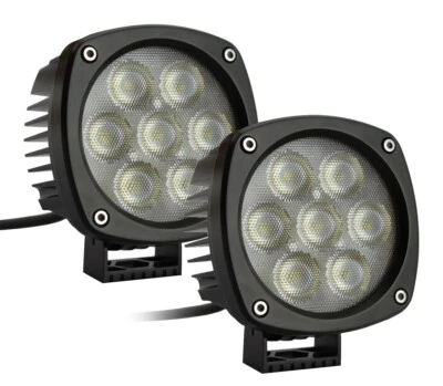 Race Sport RS-4CREE-35W-2 HD Series 4,3 pol. Par de luzes de ponto de LED Round Cree - Imagem 1 de 2