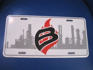 Placa de licencia de refuerzo de metal de nuevo, B - Imagen 1 de 2