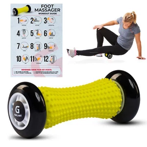 Foot Massage Roller Plantar Fasciitis Tight Muscle Pain Relief Feet Massager - Picture 1 of 9
