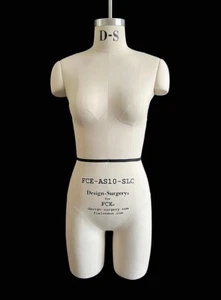 Professional Mannequin Tailors Dummy Neck Suspended Amelia Size S10 Female FCE® - Picture 1 of 12