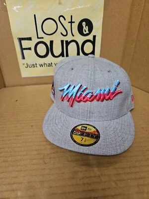 Equipo aro edición City 7-3/8 Miami Heat Vice New Era 9FIFTY NBA *VER FOTOS**APESTAR* Foto 1 de 4