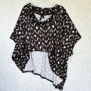 TS Taking Shape Womens Cowl Neck Crop Asymmetrical Slouchy Top Size S Plus - Picture 1 of 10