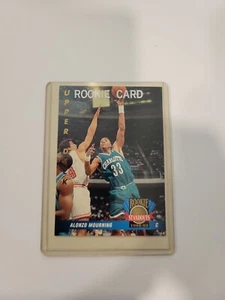 Tarjeta de luto Alonzo 1992-93 cubierta superior # RS2 como nueva NBA draft Hornets novato - Imagen 1 de 8