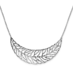 Leslie's Sterling silver Rhodium-plated Fancy Necklace - Picture 1 of 5