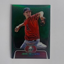 2012 Bowman Platinum John Hellweg Prospects Green Refractor #BPP87 208/399