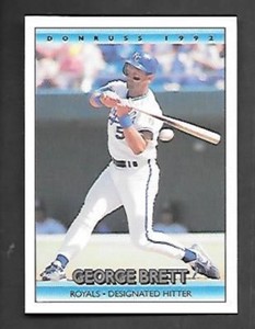 GEORGE BRETT 1992 DONRUSS #143  KANSAS CITY ROYALS 