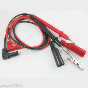 10sets Test Lead Insulated Screw on Alligator Crocodile Clip for Multimeter DMMS - Picture 1 of 5