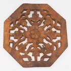 Support de plante en bois sculpté Sheesham / trivet Coaster fabriqué en Inde