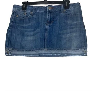 Rock & Republic Blue Women's Mini Jean Skirt Size 29 - Picture 1 of 6