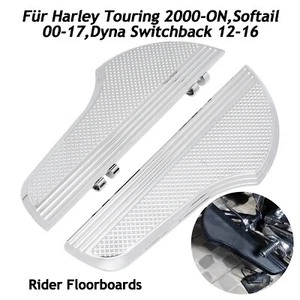 Fahrer Trittbretter Für Harley Softail 00-17,Touring 00-ON,Dyna Switchback 12-16 - Bild 1 von 14