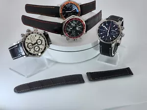 22 mm exotisches Lederarmband 35L6CH für EBEL 1911 Discovery E9750L62. - Bild 1 von 13