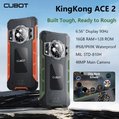 Global Cubot KINGKONG ACE 2 IP68 Smartphone 6.56'' 90Hz 48MP 5100mAh Dual Screen - image 1 of 4