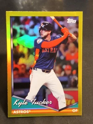 2024 Topps Archives Retro 1994 Topps #242 Kyle Tucker⭐SP-Exclusive Yellow Foil⭐ - Image 1 of 3