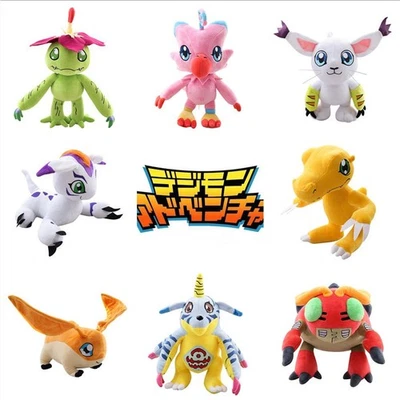 MARKENLOS Digimon Adventure Plüsch Spielzeug Figuren Kinder Urlaub Geschenke--