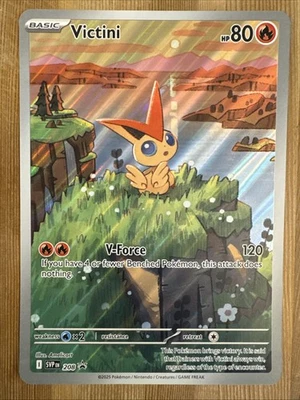 Victini SVP 208 Black Star Promo Illustration Rare NM - JUMBO Oversized - Image 1 of 2