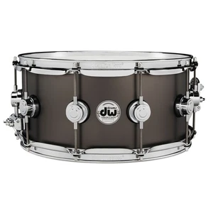 DW Black Nickel Over Brass 6.5x14 Snare Drum DRVB6514SVC - Picture 1 of 6