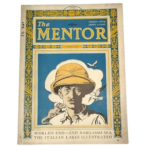 April 1925 The Mentor Magazine with Picture of William Beebe Explorer - Bild 1 von 6