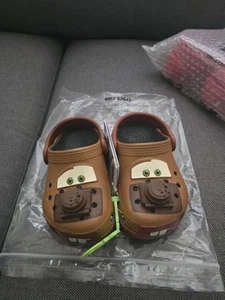 Crocs Disney Pixar Cars Mater Tow Classic Clog Brown Size C7 Toddler  - Picture 1 of 2