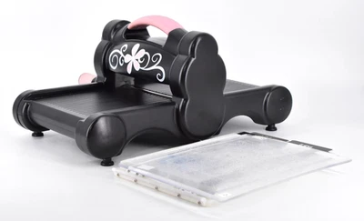 Sizzix Big Shot Die Cutting Embossing Machine Black w/Flowers and Cutting Plates - Image 1 of 4