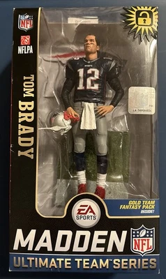 Figura de acción McFarlane Tom Brady - Madden 19 Ultimate Team Series (nueva, sellada) Foto 1 de 4