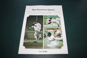 1975 San Francisco Giants Yearbook - Picture 1 of 8