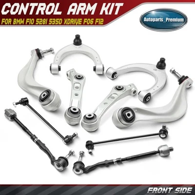 10x Front Control Arm Tie Rod End Sway Bar Link for BMW F10 528i xDrive F06 F12 - Image 1 of 4