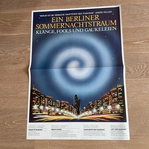 Cirque de Barbarie, Berliner Sommernachtstraum,  Circus Zirkus Plakat Poster - Bild 1 von 1