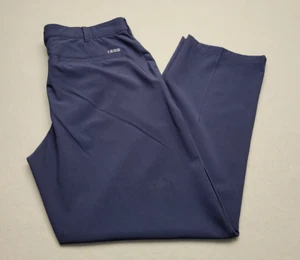 IZOD Golf Uomo Blu Navy Pantaloni Elasticizzati Grip Vita Taglia 34x30 (Fit 35x29) - Foto 1 di 10