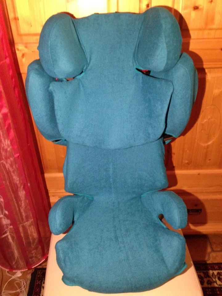 Sommerbezug Schonbezug Frottee für Cybex SOLUTION Z-Fix und Z I-Fix NEU petrol - Bild 1 von 1