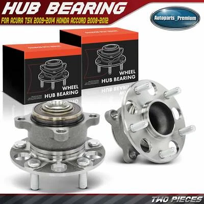 2 x Rear Wheel Hub and Bearing Assembly for Honda Accord 2008-2012 TSX 2009-2014 - Image 1 of 4