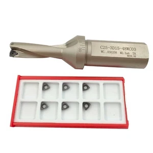 Taladro indexable WC-15-3D-C25 U Φ15 mm WPD150-25-3D + inserto WCMT030208-PM - Imagen 1 de 5