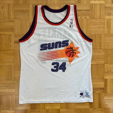 Vintage 90s Phoenix Suns Charles Barkley jersey Size 48 Cover