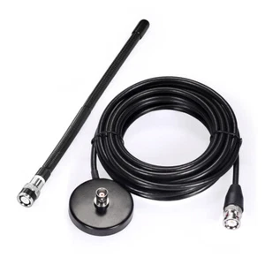 BNC 27MHz Ham Radio Magnetic Antenna &Extension Cable 3m For ICOM IC-V8 V80 V82 - Picture 1 of 8