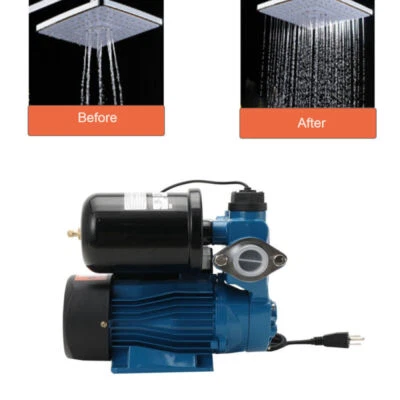 Self Priming Water Pump Water Pressure Booster Pump System for Home 110V 300W