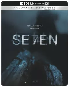 SEVEN LIMITED EDITION STEELBOOK 4K ULTRA HD + DIGITAL NEW! SEALED! (US) - Picture 1 of 2